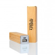 Bamboo Wood Cuboid Power Bank